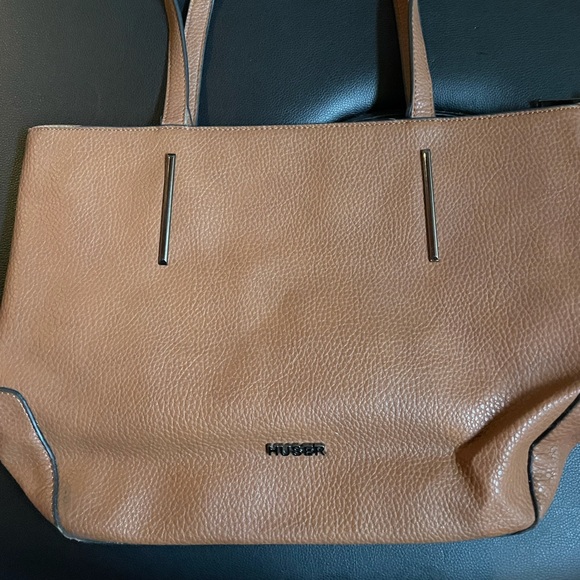 Huser Large Brown Leather Tote - Picture 2 of 6